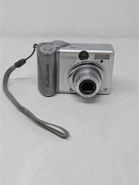 Canon PowerShot A80 4.0MP Digital Camera - Silver Tested